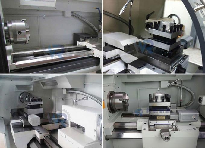 Ck6150-1000 Płaska maszyna do obróbki obrabiarek CNC 4 stacji wieża 1