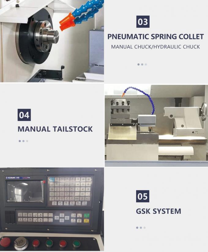 CK0640 Maszyna do cięcia obrotu CNC pionowa Automatyczne płaskie łóżko poziome 2