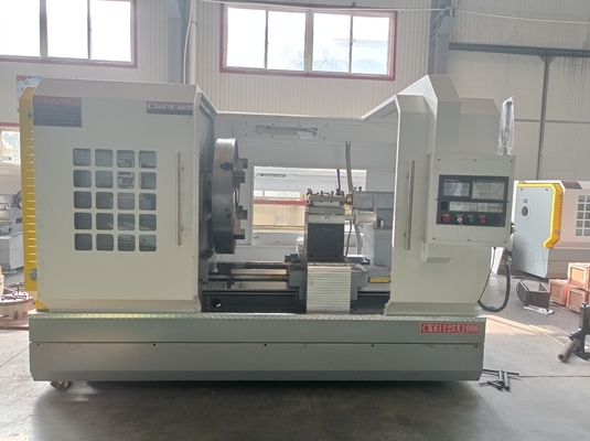 CKNC61125 Tokarka CNC ze stali nierdzewnej Maszyna do produkcji części metalowych
