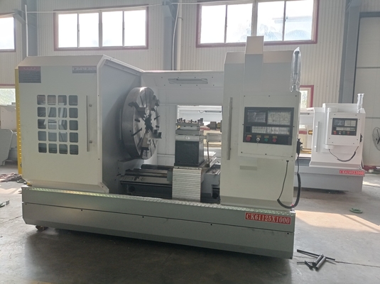 CKNC61125 Tokarka CNC ze stali nierdzewnej Maszyna do produkcji części metalowych