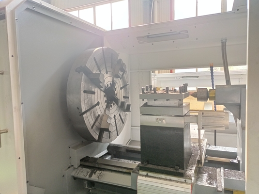 CKNC61125 Tokarka CNC ze stali nierdzewnej Maszyna do produkcji części metalowych