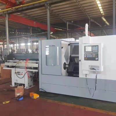 Wysokiej precyzji poziome schylne łóżko CNC lathe Machine TCK46P