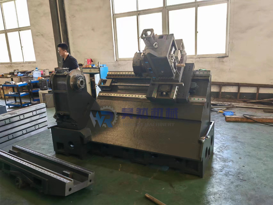Wysokiej precyzji poziome schylne łóżko CNC lathe Machine TCK46P
