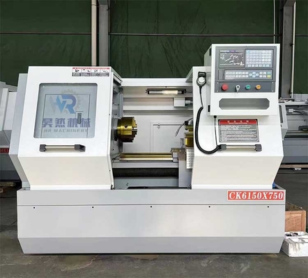 CK6150-750mm CNC lathe machine 220V Flat bed lathe machine