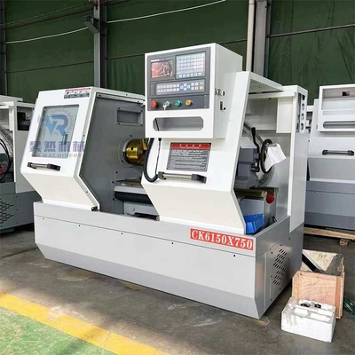 CK6150-750mm CNC lathe machine 220V Flat bed lathe machine