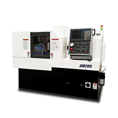 SM205 Szwajcarski typ Automatyczny Cnc Horizontal Lathe Machine Biały